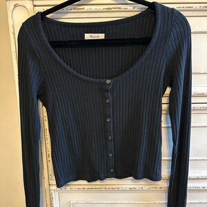 Madewell Women's Ribbed Button-Down Shirt